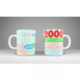 2000 - évszámos bögre