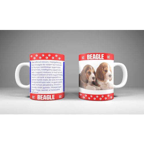 Beagle - állatos bögre