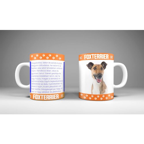 Foxterrier - állatos bögre