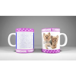 Yorkshire terrier - állatos bögre