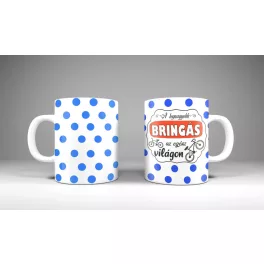 Bringás - pöttyös bögre