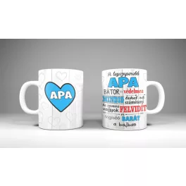 Apa - családos bögre