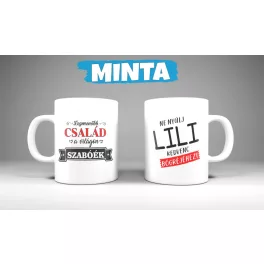 Családi szett - Lány bögre