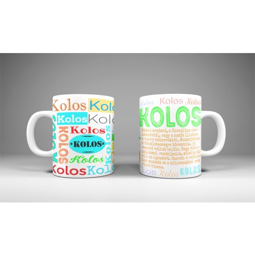 Kolos - neves bögre