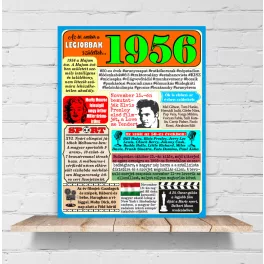 1956 - évszámos dekorkép