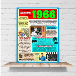 1966 - évszámos dekorkép