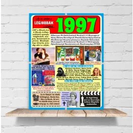 1997 - évszámos dekorkép