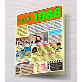 1986 - évszámos képeslap