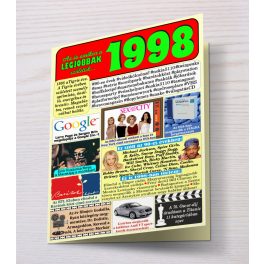 1998 - évszámos képeslap