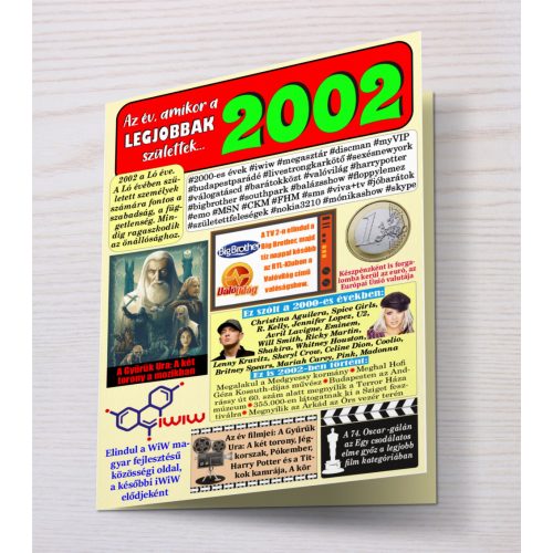 2002 - évszámos képeslap