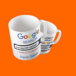 Egyedi Google bögre